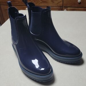 Henry Ferrera Navy Rainboots